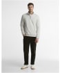 Men's Barbour Desmond Half Zip Sweat - Grey Marl