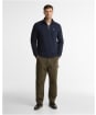 Men's Barbour Desmond Half Zip Sweat - Navy