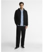 Men's Barbour International Map Zip Through Hoodie - Black