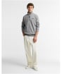 Men's Barbour International Essential Half Zip Sweatshirt - Anthracite Marl