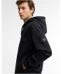 Men's Barbour International Inline Hooded Sweatshirt - Black