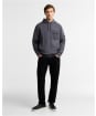 Men's Barbour International Inline Hooded Sweatshirt - Asphalt