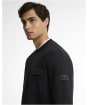 Men's Barbour International Inline Crew Sweatshirt - Black