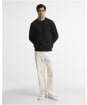 Men's Barbour International Inline Crew Sweatshirt - Black