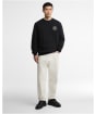 Men's Barbour International 90th Anniversary Graphic Sweatshirt - Black