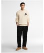Men's Barbour International 90th Anniversary Graphic Sweatshirt - Chalk