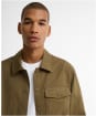 Men's Barbour Strickland Textured Overshirt - Clay