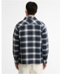 Men's Barbour International Elm Checked Overshirt - Oxford Navy