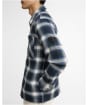 Men's Barbour International Elm Checked Overshirt - Oxford Navy