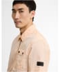 Men's Barbour International Inline Overshirt - Bleached Apricot