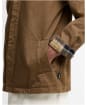 Men's Barbour Yorklane Twill Overshirt - Dark Sand