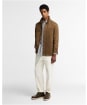 Men's Barbour Yorklane Twill Overshirt - Dark Sand