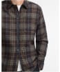Men's Barbour Northfield Checked Overshirt - Brown