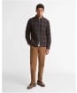 Men's Barbour Acklington Checked Overshirt - Navy