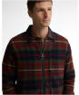 Men's Barbour Southview Checked Overshirt - Olive