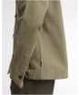 Men's Barbour Tartan Trimmed Washed Overshirt - Mushroom