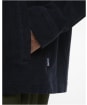 Men's Barbour Tartan Trimmed Cord Overshirt - Navy