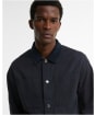 Men's Barbour Cord Collar Twill Overshirt - Dark Navy