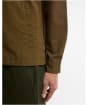Men's Barbour Cord Collar Twill Overshirt - Beech