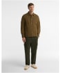 Men's Barbour Cord Collar Twill Overshirt - Beech