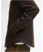 Men's Barbour Marltown Tailored Wool Blend Overshirt - Dark Oak
