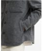 Men's Barbour Marltown Tailored Wool Blend Overshirt - Dark Grey Marl