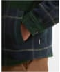 Men's Barbour Woodlane Brushed Check Overshirt - Green Loch Tartan