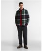 Men's Barbour Woodlane Brushed Check Overshirt - Evergreen Tartan