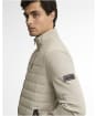 Men's Barbour International Collins Baffle Quilted Sweatshirt - Concrete