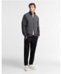 Men's Barbour International Burnhope Quilted Sweatshirt - Asphalt