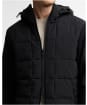 Men's Barbour International Tanfield Quilted Sweatshirt - Black