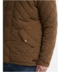 Men's Barbour Waterproof Shoveler Quilted Jacket - Dark Sand