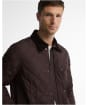 Men's Barbour Hornby Quilted Jacket - Black Oak