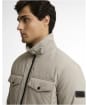 Men's Barbour International Distill Quilted Jacket - Concrete