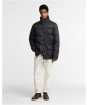 Men's Barbour Lonnen Tartan Puffer Jacket - Shadow Classic Tartan