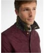 Men's Barbour Icons Heritage Liddesdale Quilted Jacket - Bordeaux