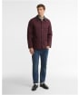 Men's Barbour Icons Heritage Liddesdale Quilted Jacket - Bordeaux