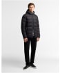 Men's Barbour International Bobber Puffer Jacket - Black