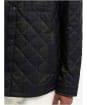 Men's Barbour Tartan Shirt Quilted Jacket - Shadow Classic Tartan