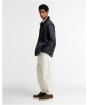 Men's Barbour Tartan Shirt Quilted Jacket - Shadow Classic Tartan