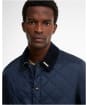 Men's Barbour Icons Heritage Quilted Jacket - Navy / Birchwood