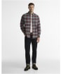 Men’s Barbour Ronan Tailored Shirt - Mid Grey Marl