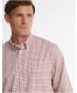 Men’s Barbour Henderson Thermo Weave Shirt - Mauve
