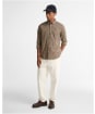 Men's Barbour Finkle Tailored Shirt - Dark Sand