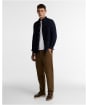 Men's Barbour Buckley Tailored Herringbone Shirt - Navy