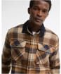 Men's Barbour Grasmoor Relaxed Checked Shirt - Dark Sand