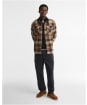 Men's Barbour Grasmoor Relaxed Checked Shirt - Dark Sand