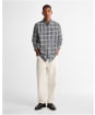 Men's Barbour Mosswood Tailored Checked Shirt - Navy