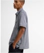 Men's Barbour Southscale Linen Blend Relaxed Shirt - Navy