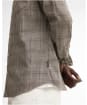 Men's Barbour Franklin Tailored Checked Shirt - Stone